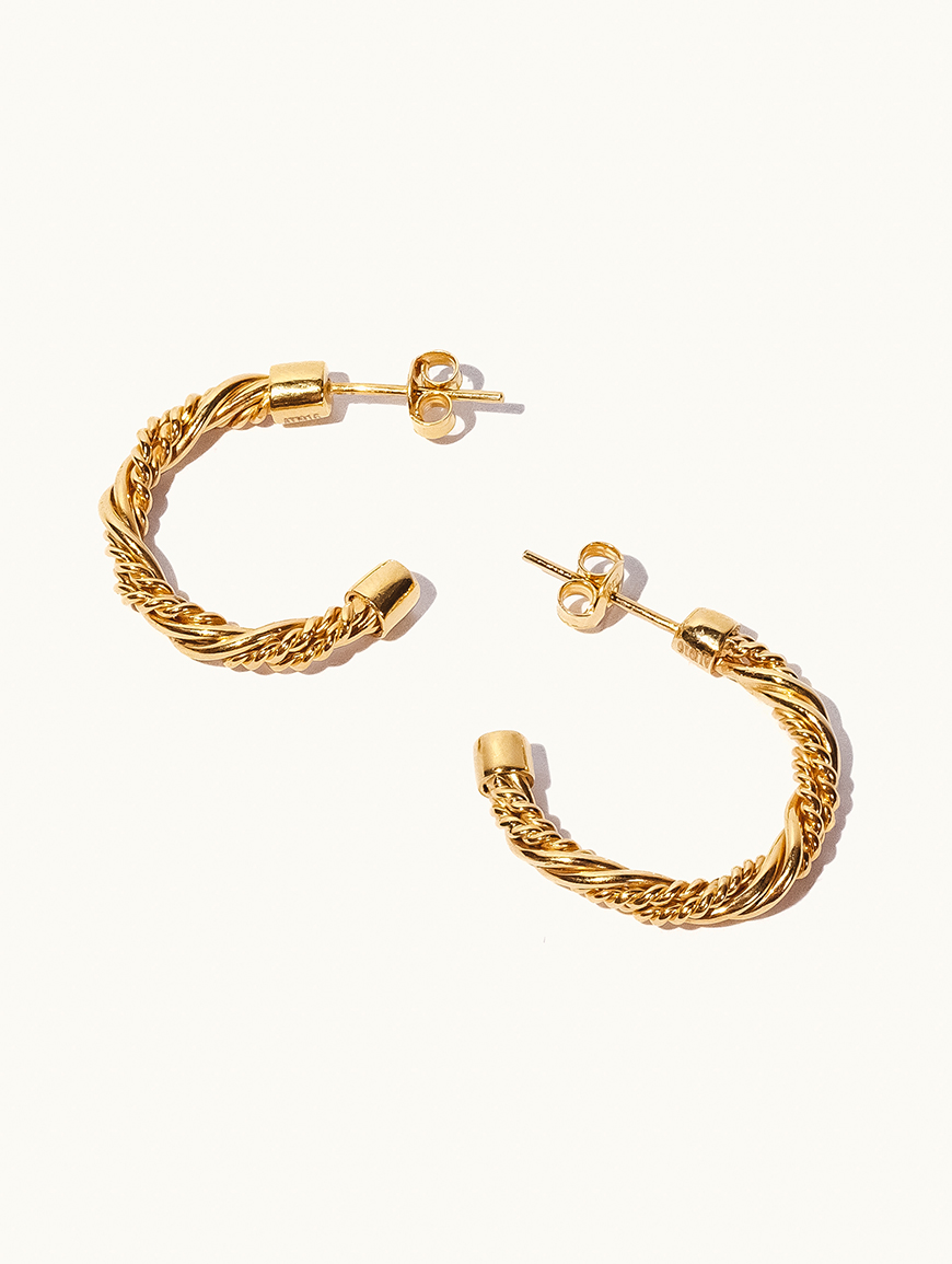 Through Thick & Thin C-Hoop Earrings