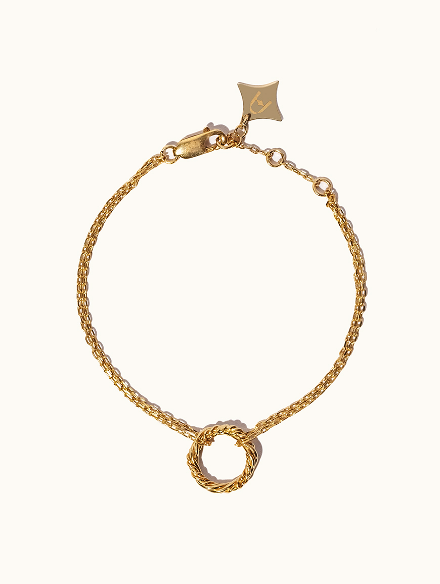 Through Thick & Thin Double-strand Wreath Bracelet