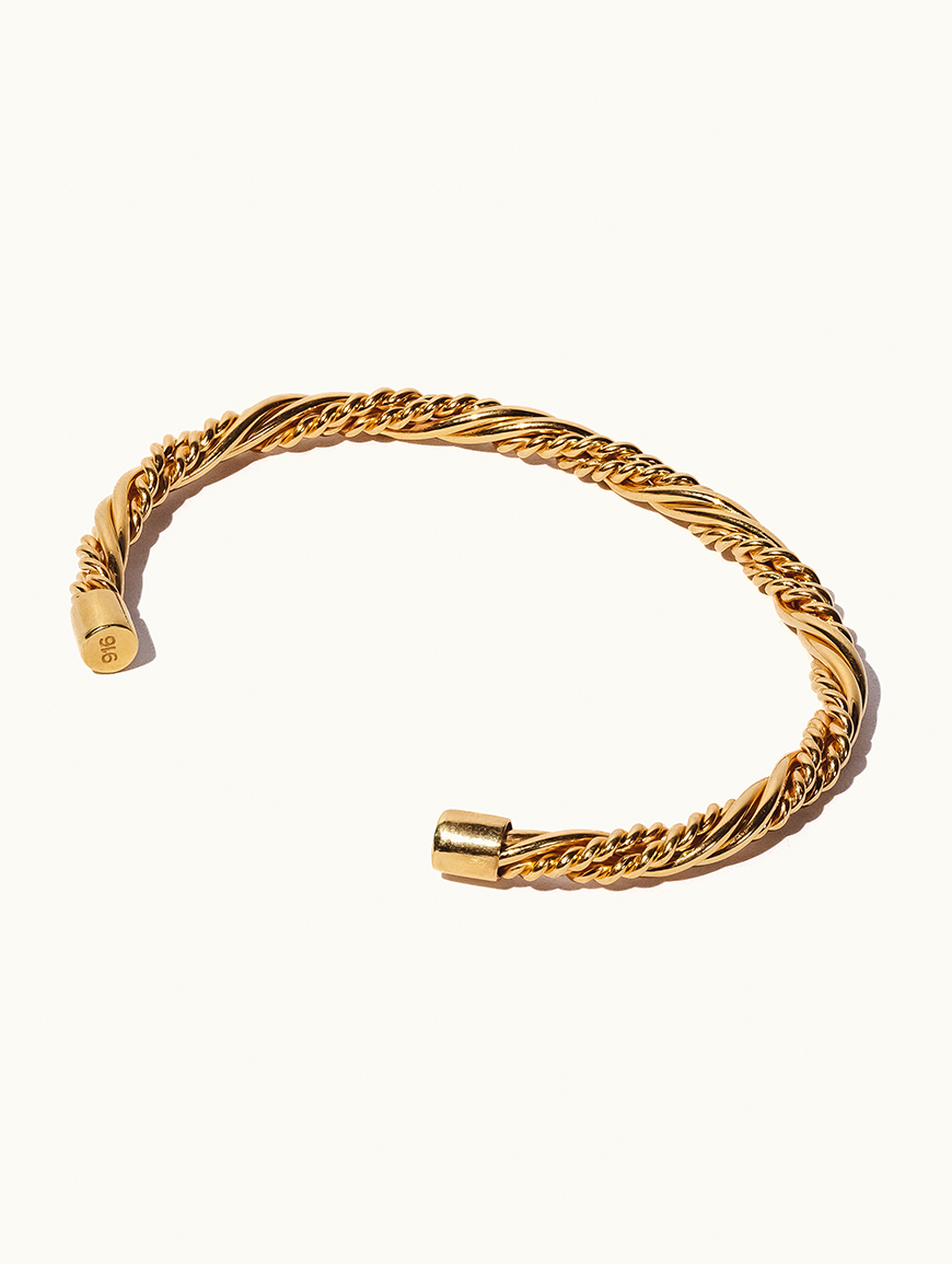 Through Thick & Thin Wreath Bangle