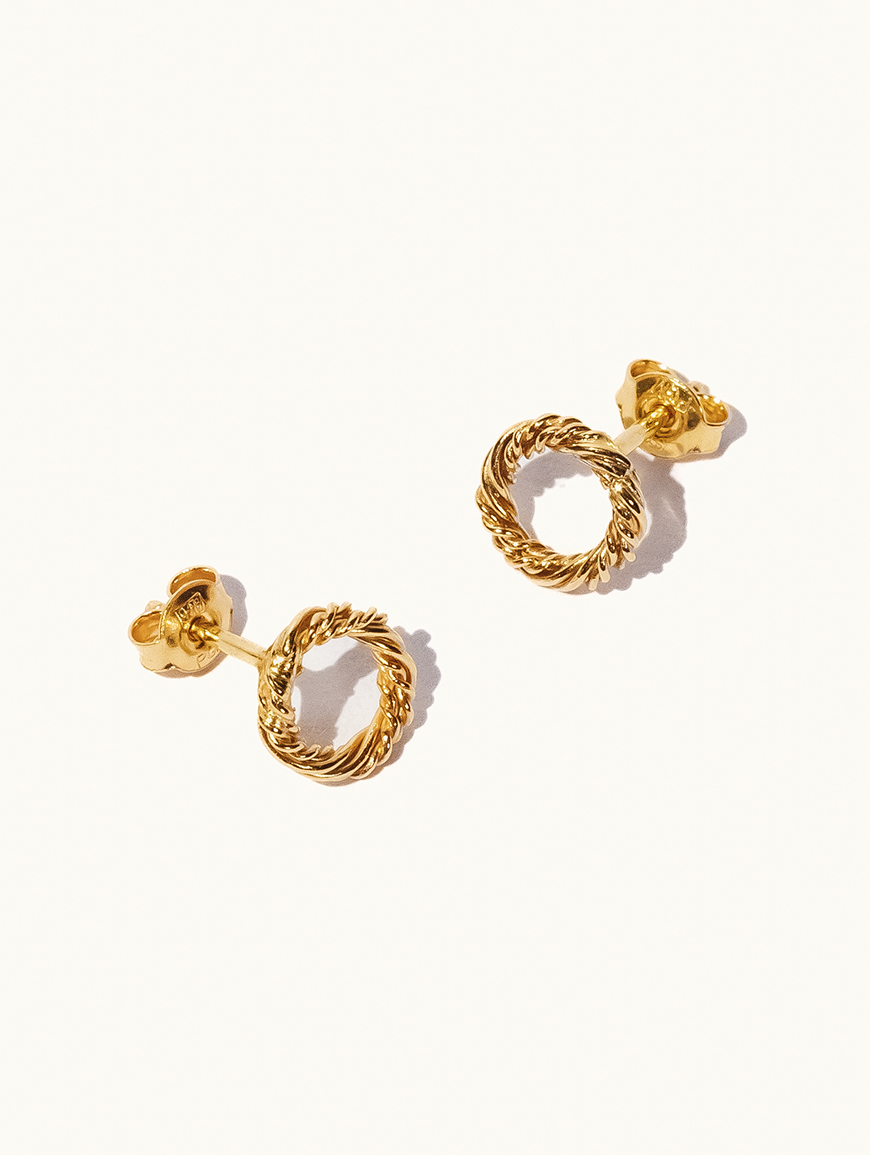 Through Thick & Thin Wreath Stud Earrings