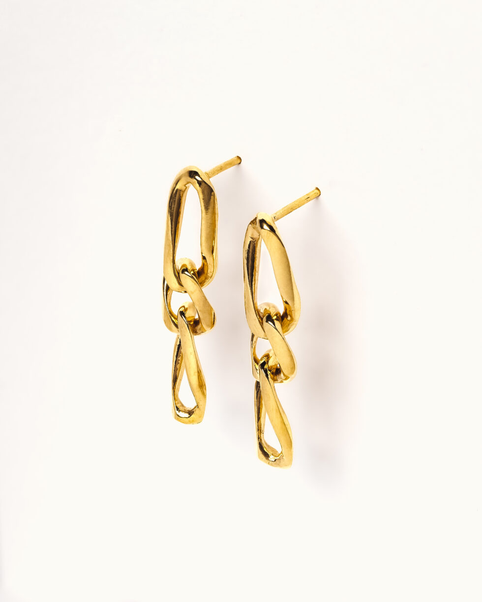 Figaro Dangle Earrings
; Figaro Chain Earrings; Solid Gold Earrings; 916 Gold Earrings; 22k Gold Earrings; 22k Gold Jewellery; 22k Solid Gold; 916 Solid Gold
