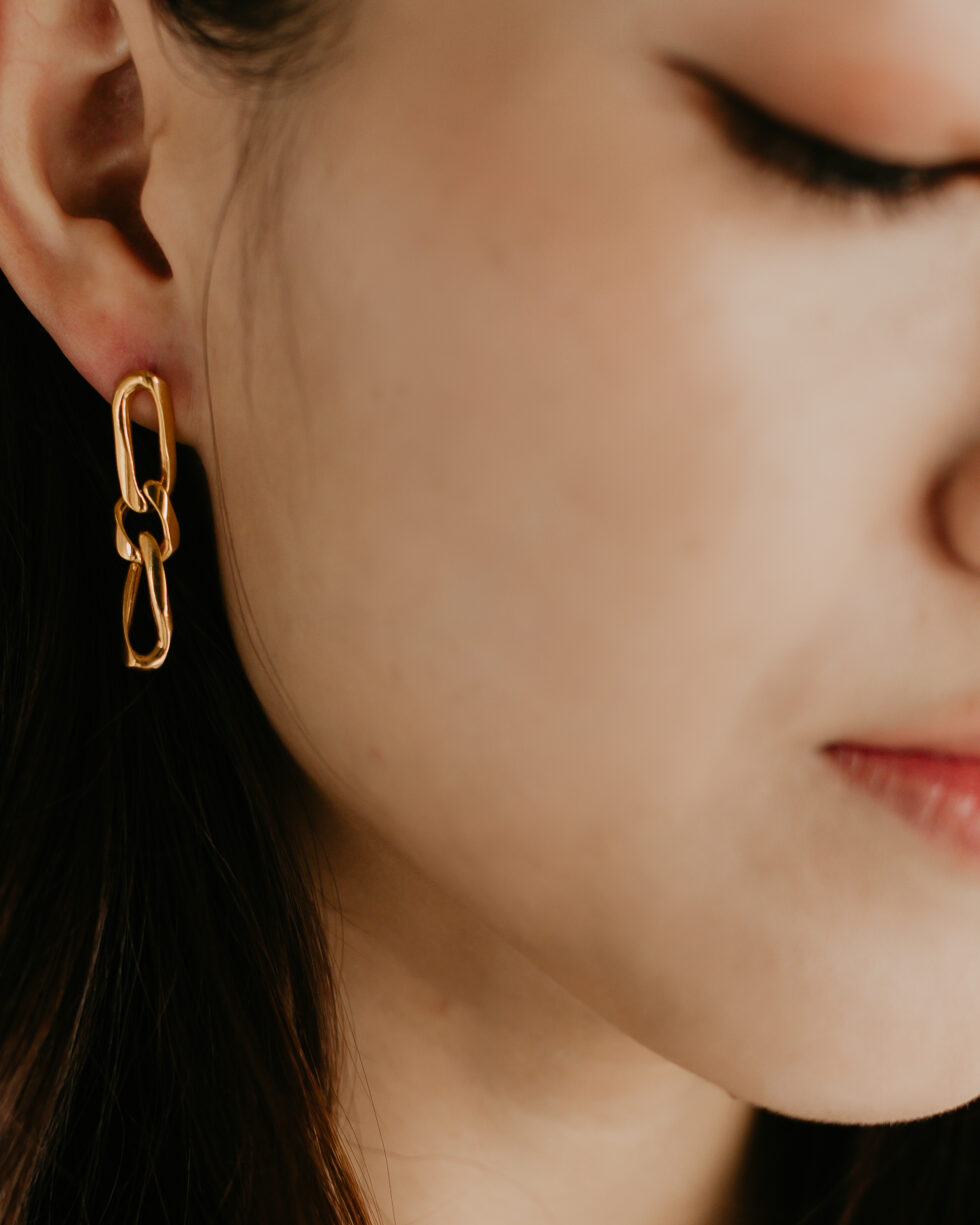 Figaro Dangle Earrings
; Figaro Chain Earrings; Solid Gold Earrings; 916 Gold Earrings; 22k Gold Earrings; 22k Gold Jewellery; 22k Solid Gold; 916 Solid Gold